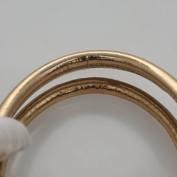 LOUIS VUITTON Monogram Miroir Sac Plat Hand Bag Gold Dore - Picture 9 of 15